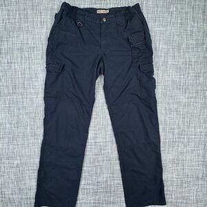 5.11 Tactical Taclite Pro Cargo Pants Womens 14 Long Dark Navy Ripstop Workwear
